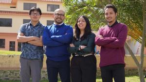 Ismael Verdugo, Pedro Pineda, Paula Andrade and Zahid Armijos